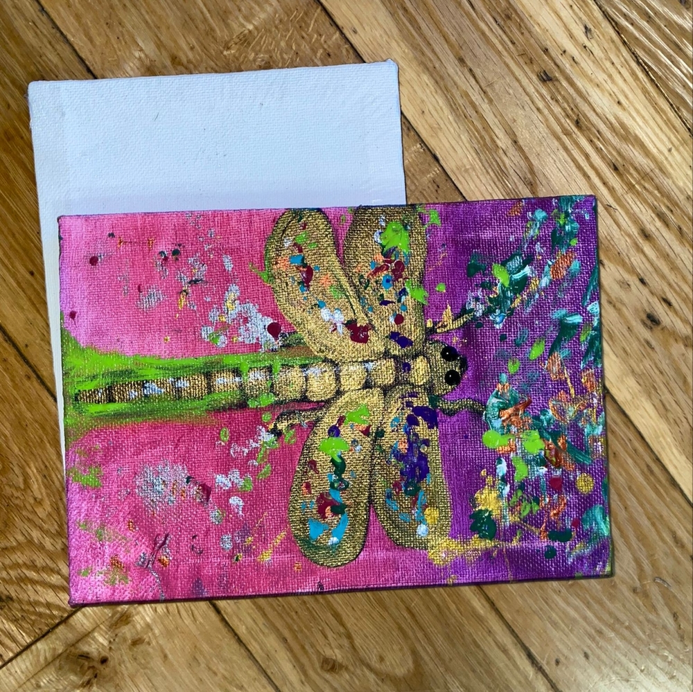 Dragonfly painting one of a kind